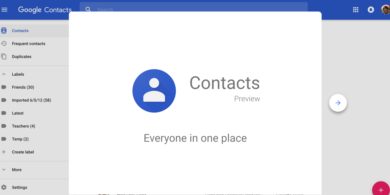 google-contacts restore