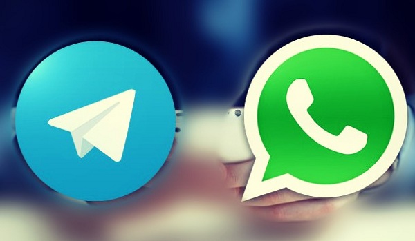 واتس اپ و تلگرام