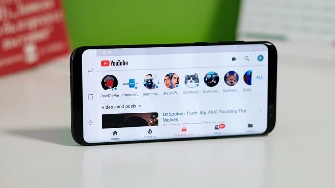 برنامه موبایل یوتیوب