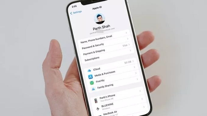 تغییر اپل آیدی