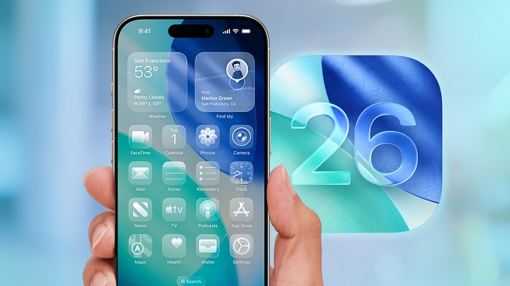 ظاهر جدید iOS 26