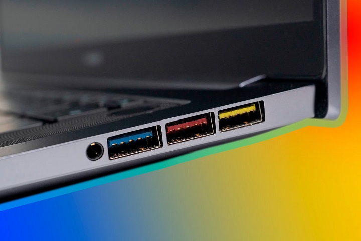 معنای رنگ پورت USB